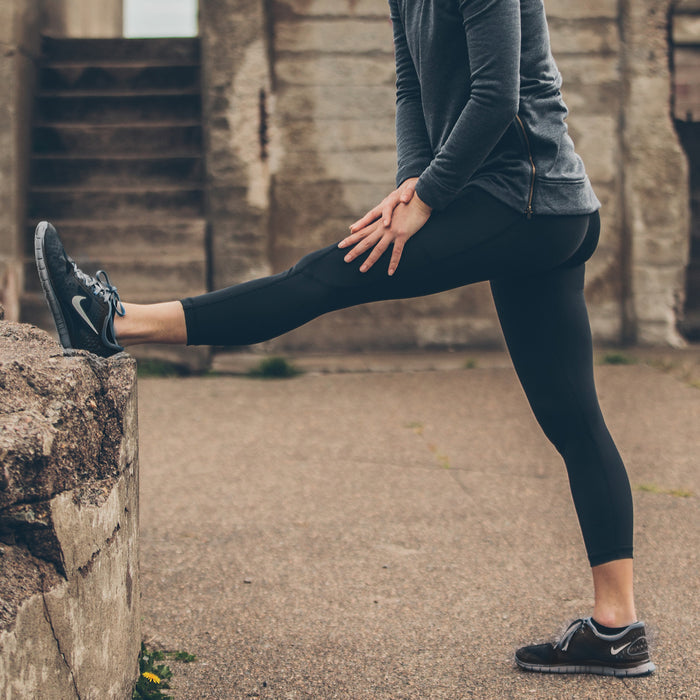 Our fit model jogging in San Francisco
