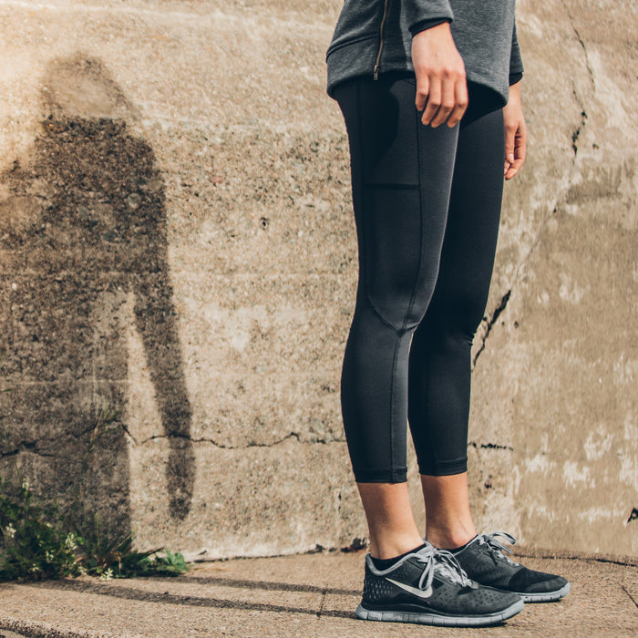 Our fit model jogging in San Francisco