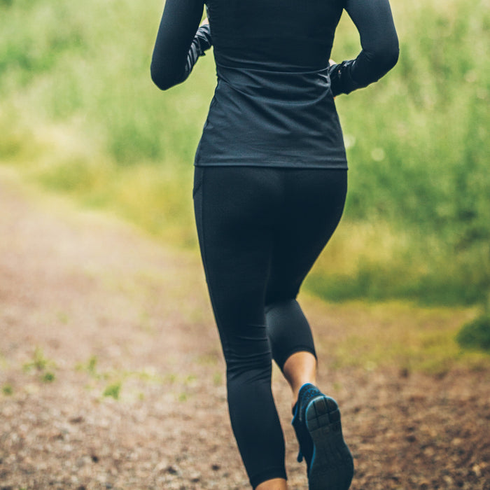 Our fit model jogging in San Francisco