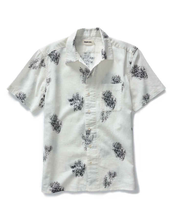 flatlay of The Hawthorne Shirt in Cactus Sketch