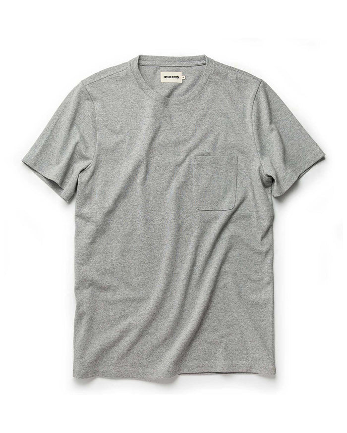 The Heavy Bag Tee in Aluminum