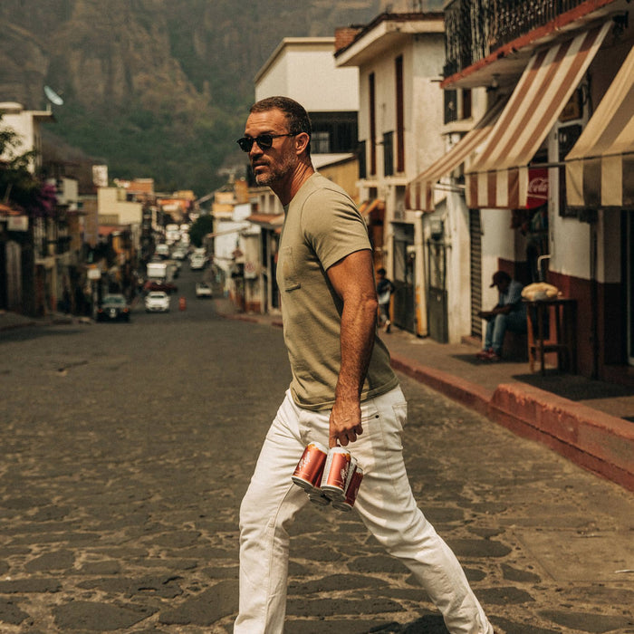 The Heavy Bag Tee in Cactus Moon