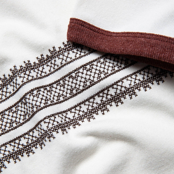 material shot of embroidery