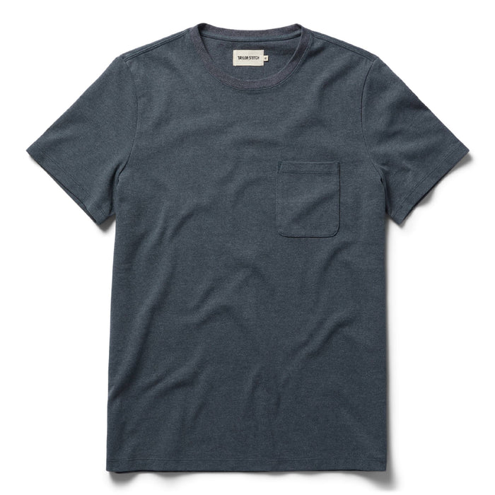 flatlay of The Heavy Bag Tee in Dark Slate