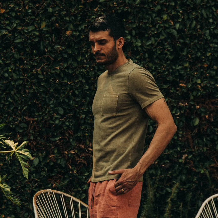 The Heavy Bag Tee in Olive