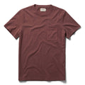 flatlay of The Heavy Bag Tee in Russet
