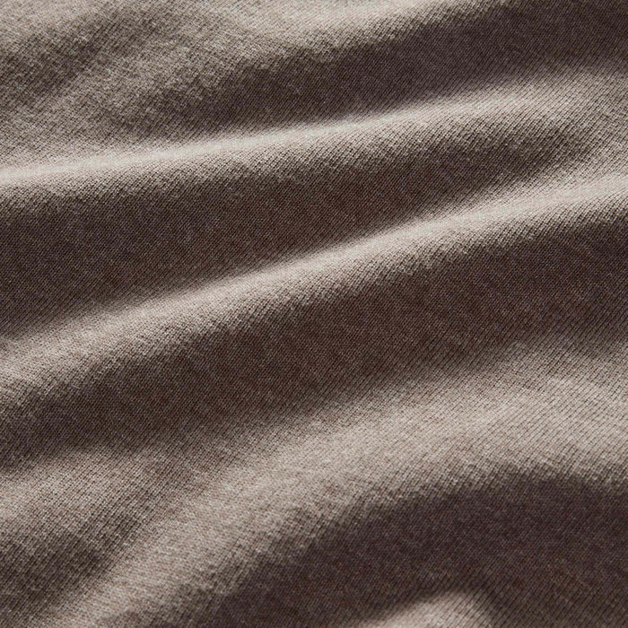 material shot of the fabric on The Heavy Bag Tee In Smoked Olive