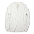 flatlay of The Heavy Bag Waffle Henley in Natural