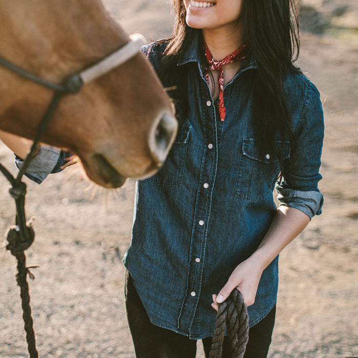 The Hutton Shirt in Indigo
