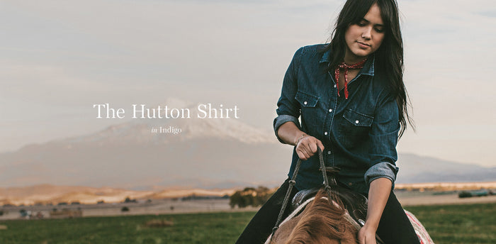 The Hutton Shirt in Indigo workshop header
