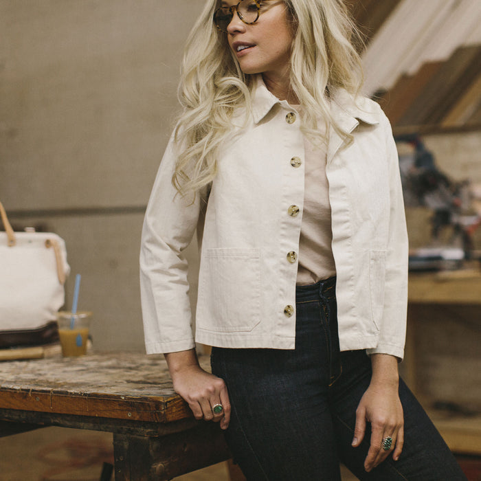 The Ingrid Jacket in Natural