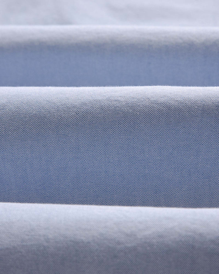 material shot of the sleeves on The Jack in Blue Everyday Oxford