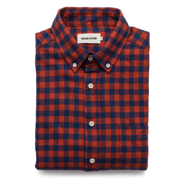 The Jack in Brushed Navy Buffalo Check