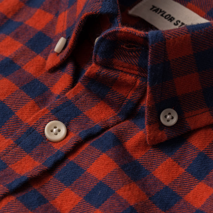 The Jack in Brushed Navy Buffalo Check