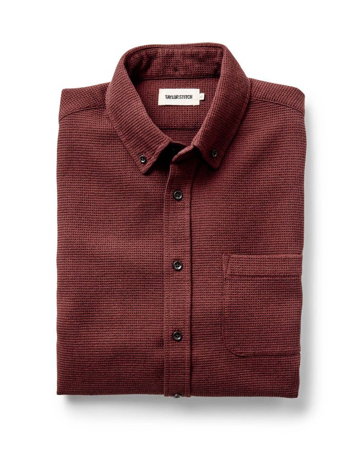 flalay of The Jack in Burgundy Waffle