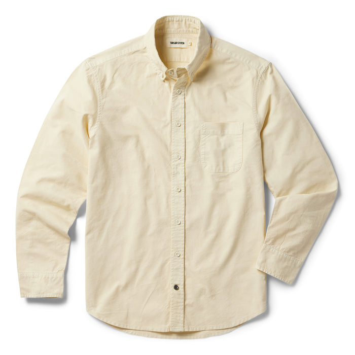 flatlay of The Jack in Butter Oxford, shown in full