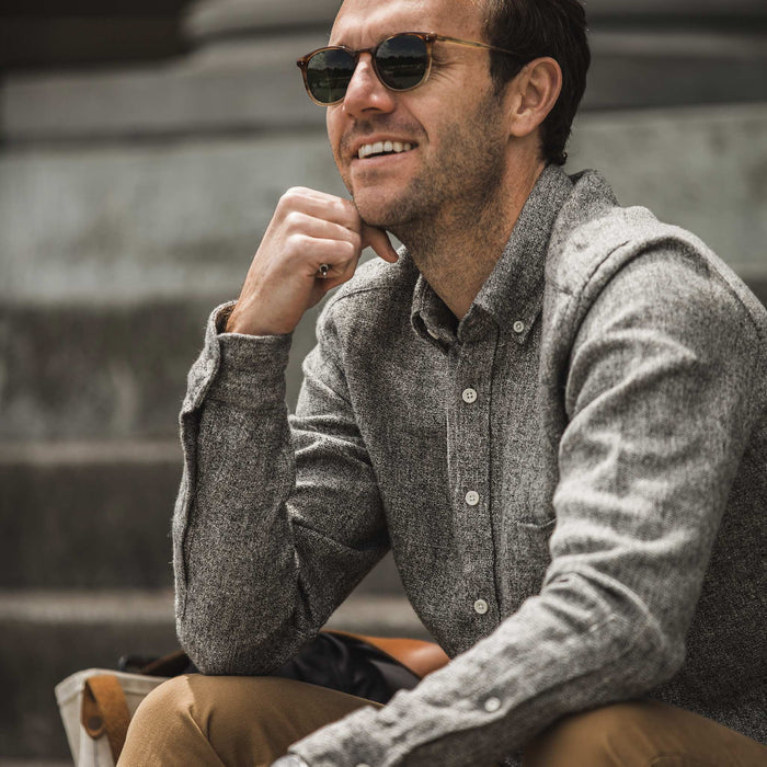 The Jack in Charcoal Hemp Melange