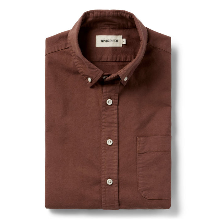 material shot of The Jack in Chestnut Oxford folded