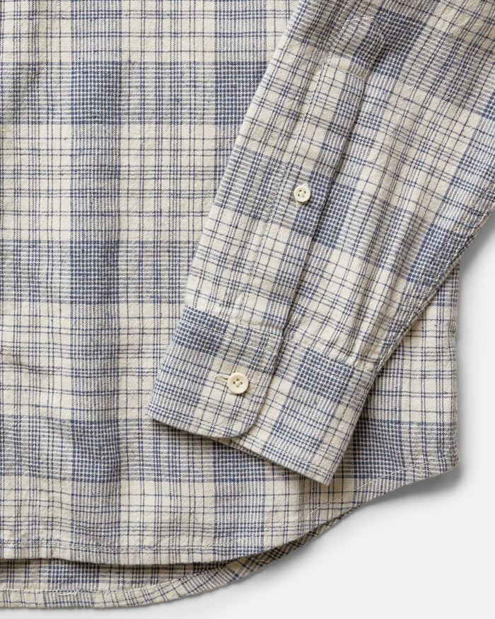 material shot of the sleeve on The Jack in Japanese Oyster Plaid