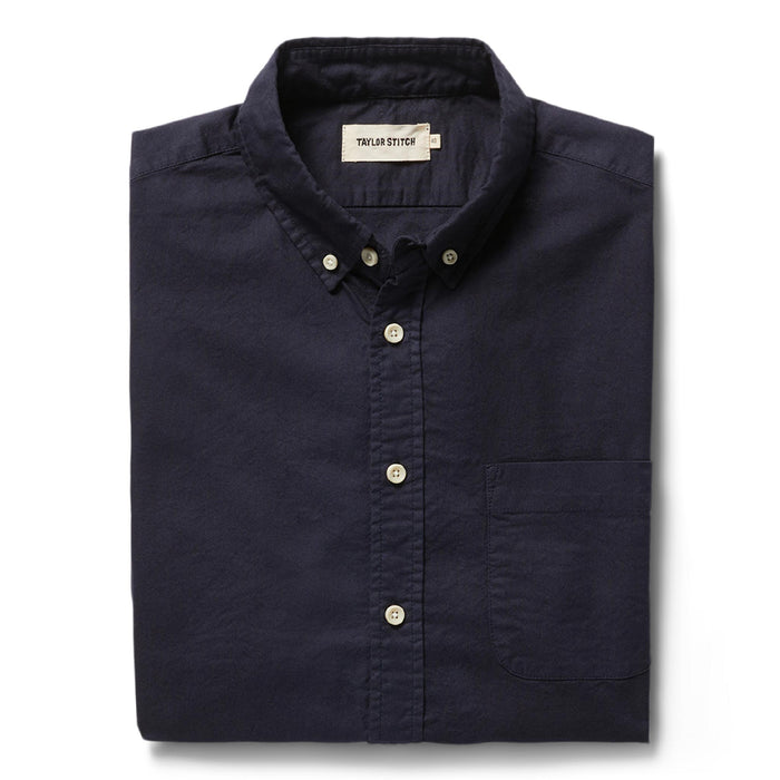 flatlay of The Jack in Dark Navy Oxford