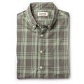 flatlay of The Jack in Moss Plaid