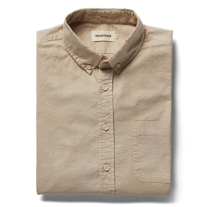 folded flatlay of The Jack in Natural Oxford