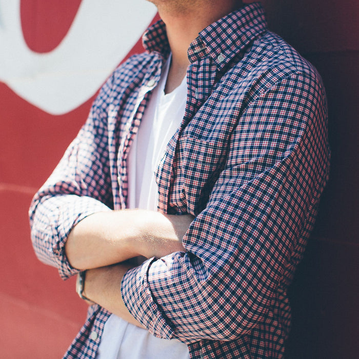 The Jack in Navy & Red Check