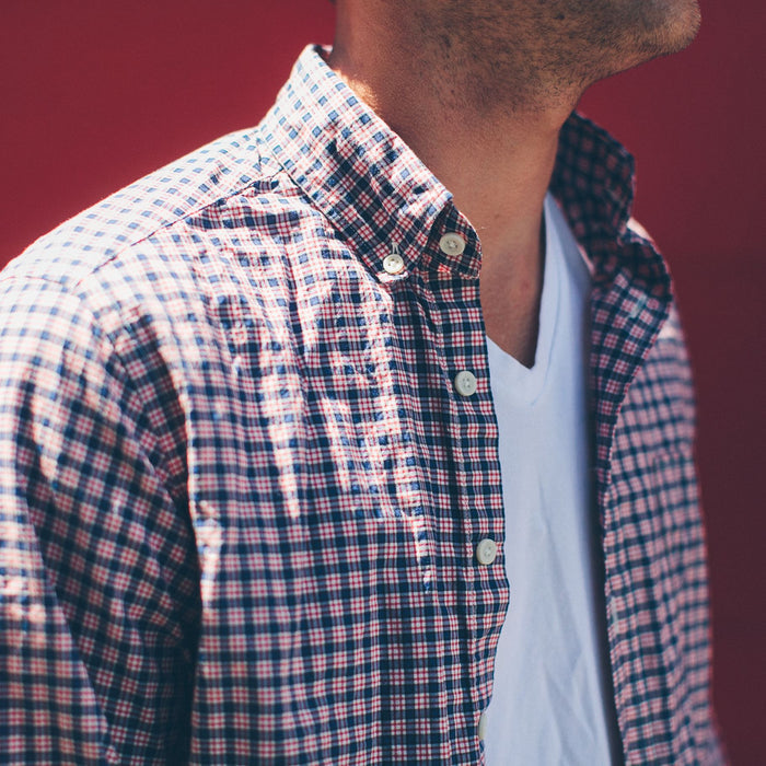 The Jack in Navy & Red Check
