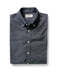 folded flatlay of The Jack in Rinsed Indigo Chambray