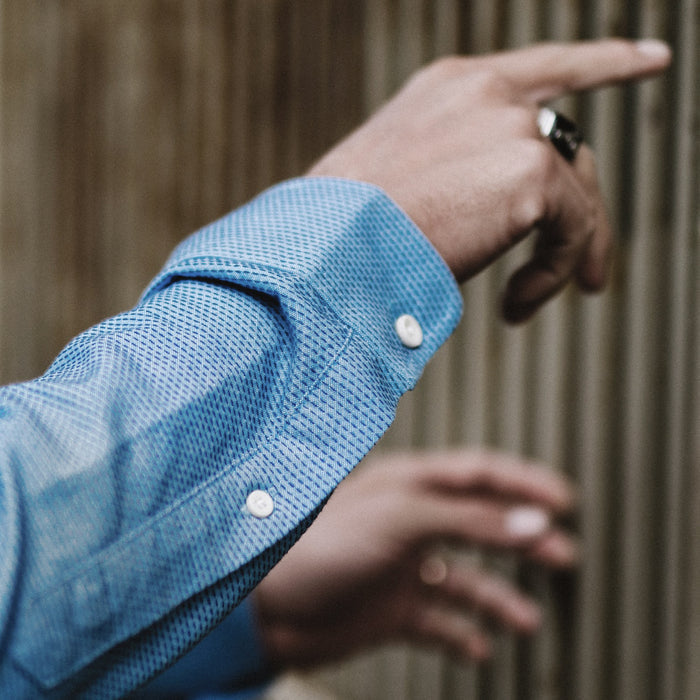 The Jack in Sky Reverse Jacquard