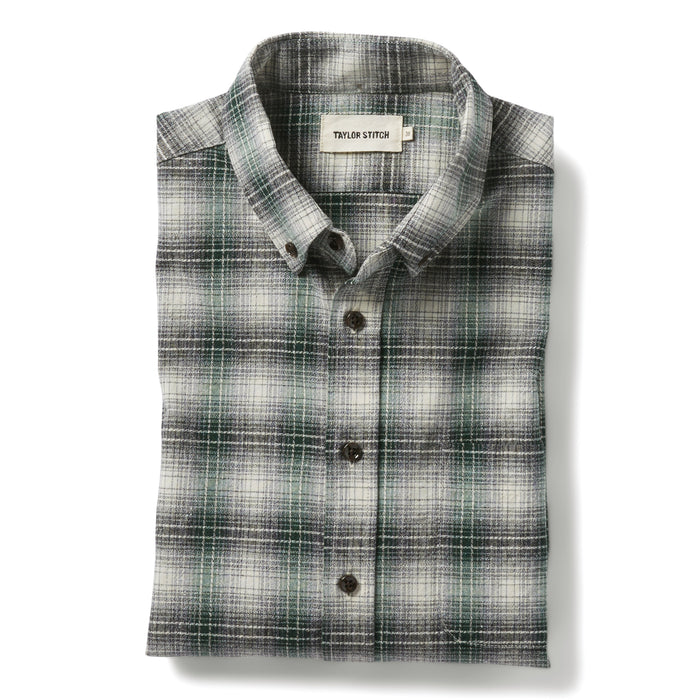 folded flatlay of The Jack in Spruce Nep Plaid
