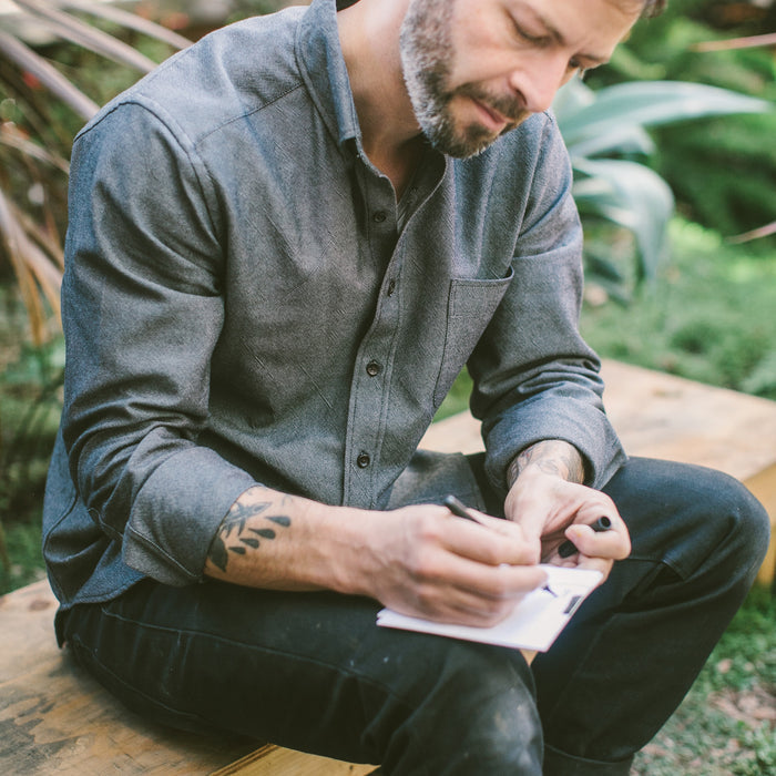 The Jack in Tiburon Grey Work Oxford