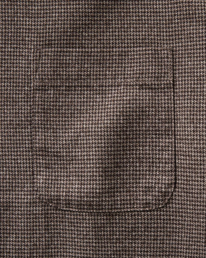 material shot of pocket on The Jack in Timber Houndstooth