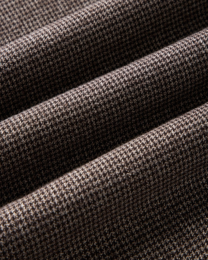 material shot of the fabric on The Jack in Timber Houndstooth