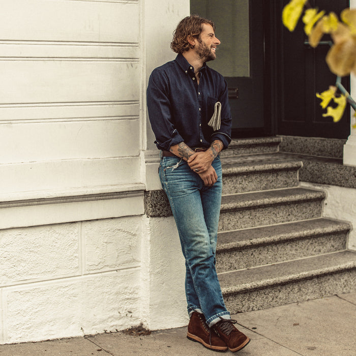 The Jack in Washed Indigo Twill