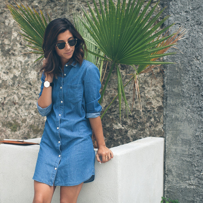 The Jane - Sea Washed Denim Dress