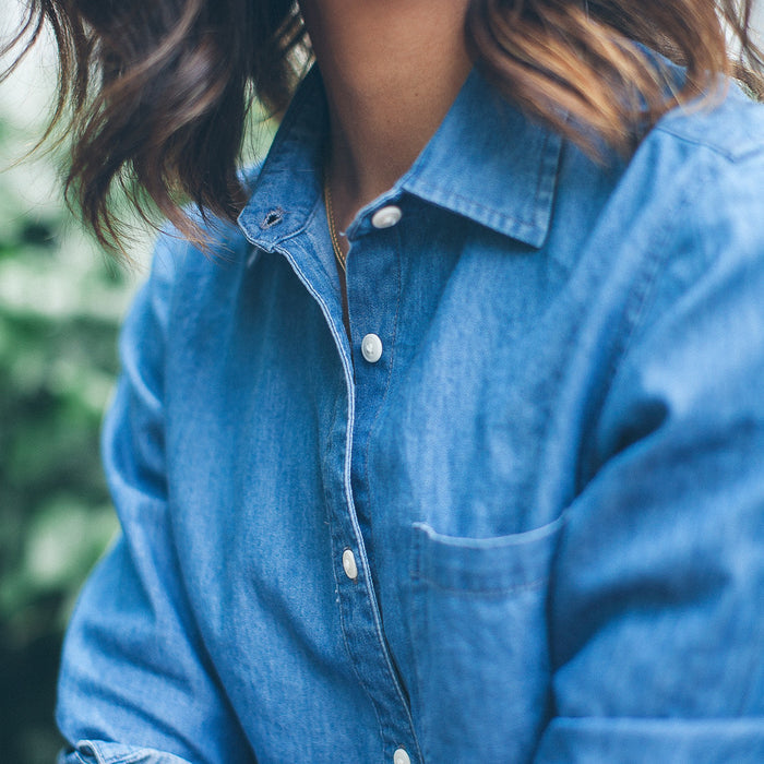 The Jane - Sea Washed Denim Dress