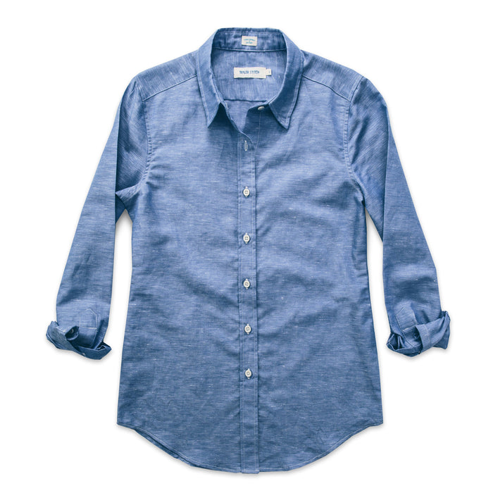 The Katherine in Azure Cotton & Linen