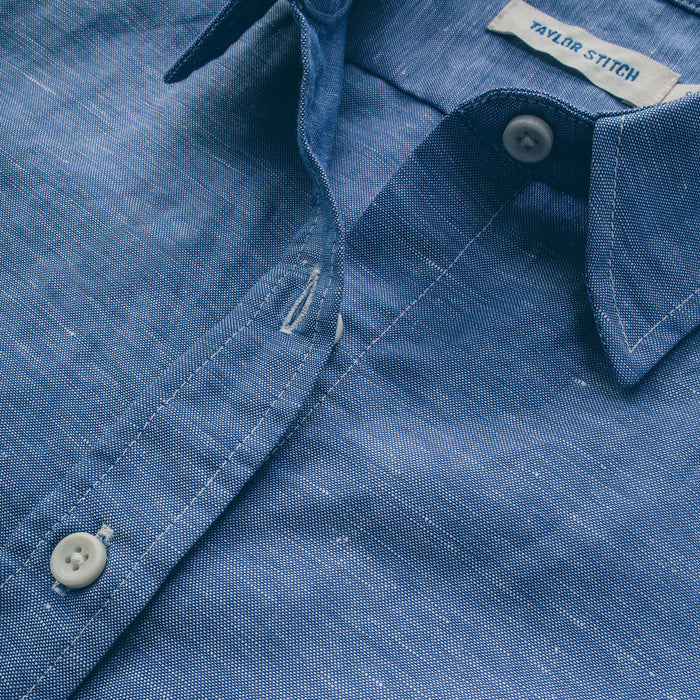 The Katherine in Azure Cotton & Linen