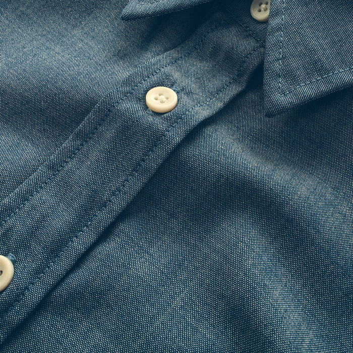 The Katherine in Blue Merino 4S Chambray