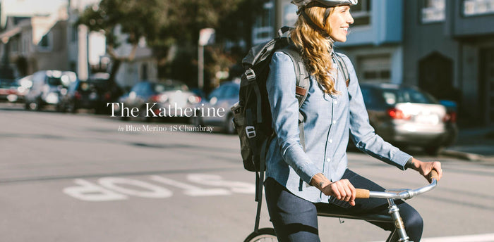 The Katherine in Blue Merino 4S Chambray workshop header