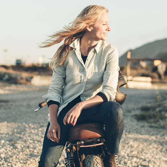 The Katherine in Washed Out Denim