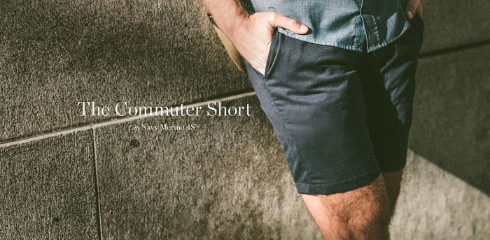 The Commuter Short in Navy Merino 4S workshop header
