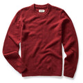 flatlay of The Lodge Sweater in Bonfire Donegal
