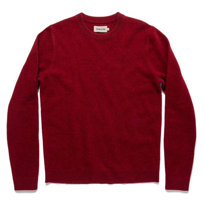 The Lodge Sweater in Cardinal