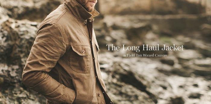 The Long Haul Jacket in Field Tan Waxed Canvas workshop header