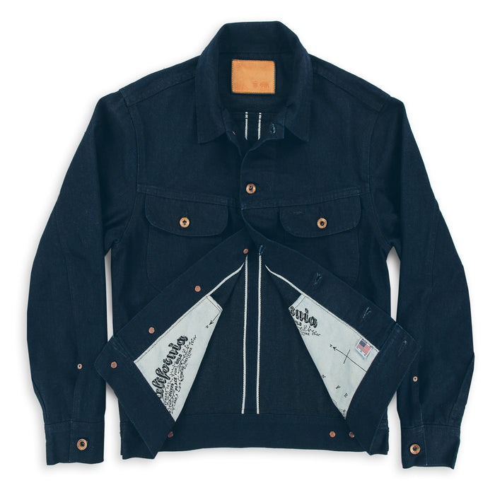 The Long Haul Jacket in Indigo Selvage Twill