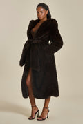The Maple Maxi Coat in Brown