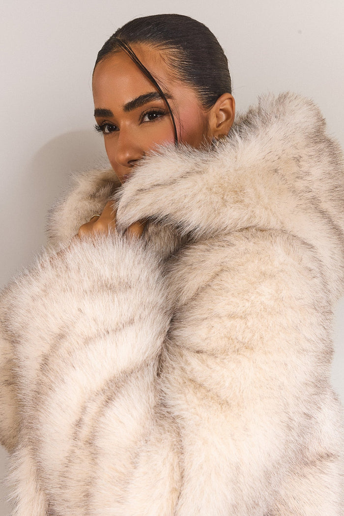 The Maple Maxi Coat in Cream