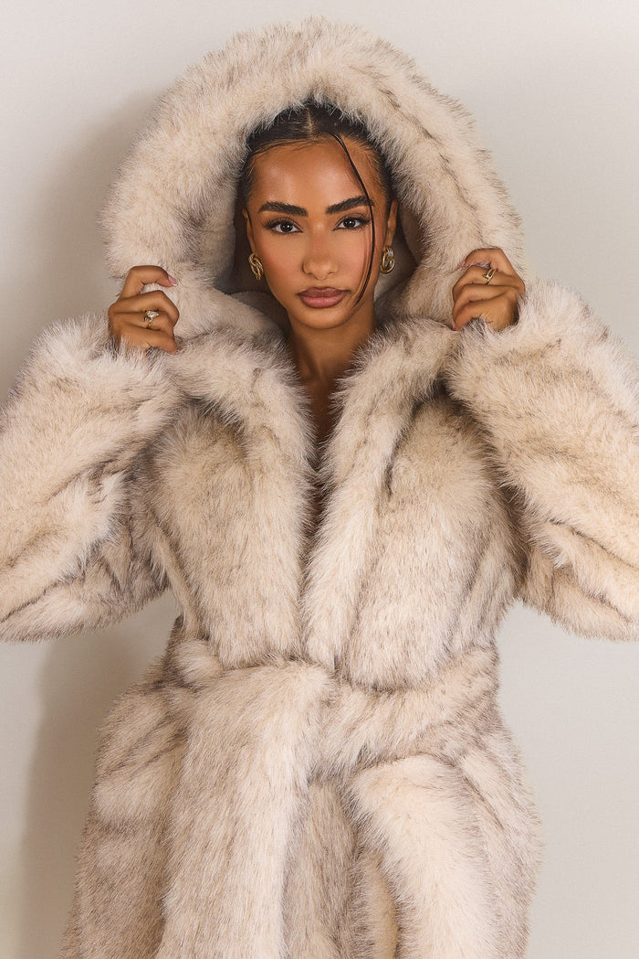 The Maple Maxi Coat in Cream